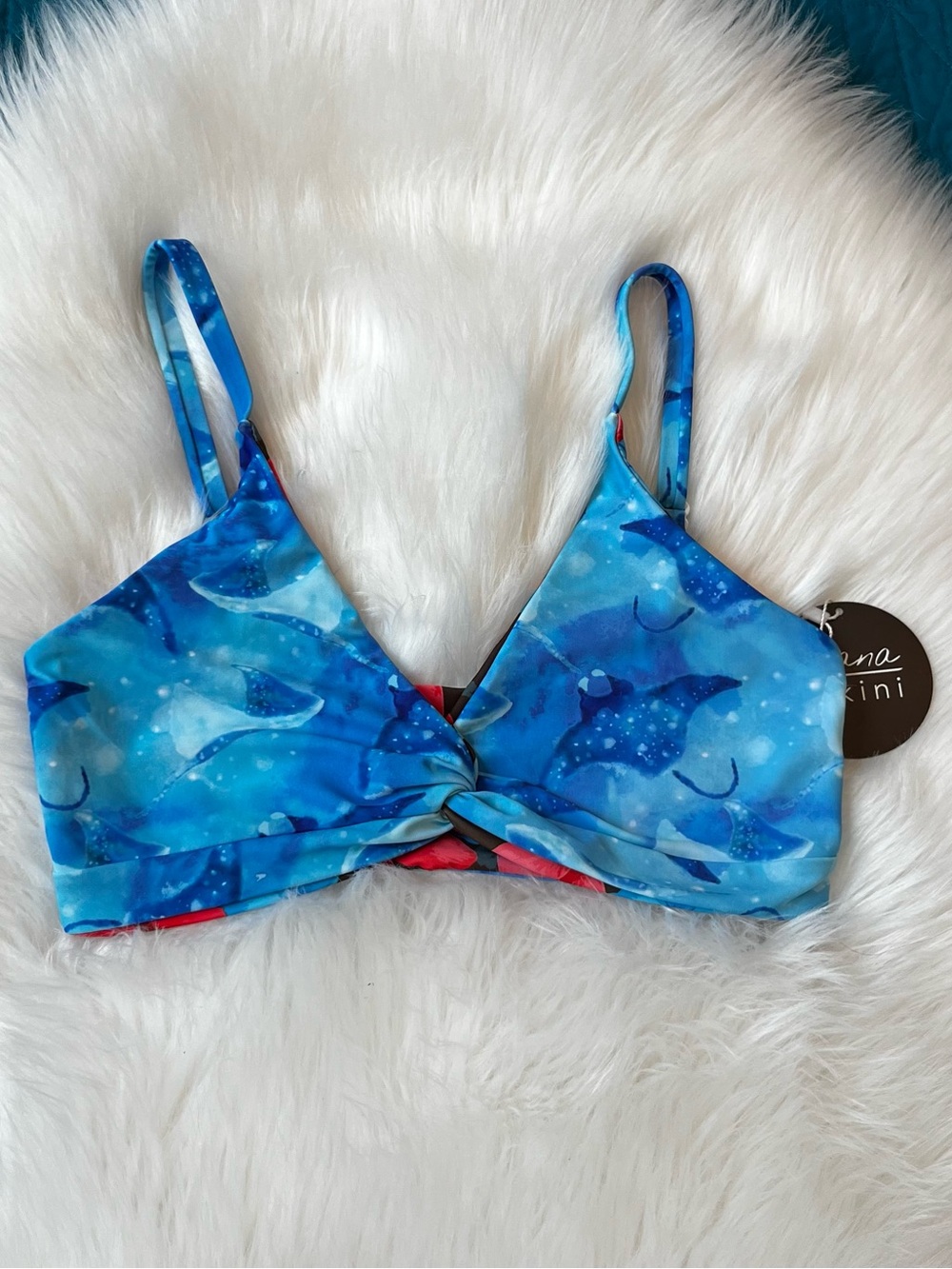Moana Bikini Fantasy Island Twist Top NWT Size M